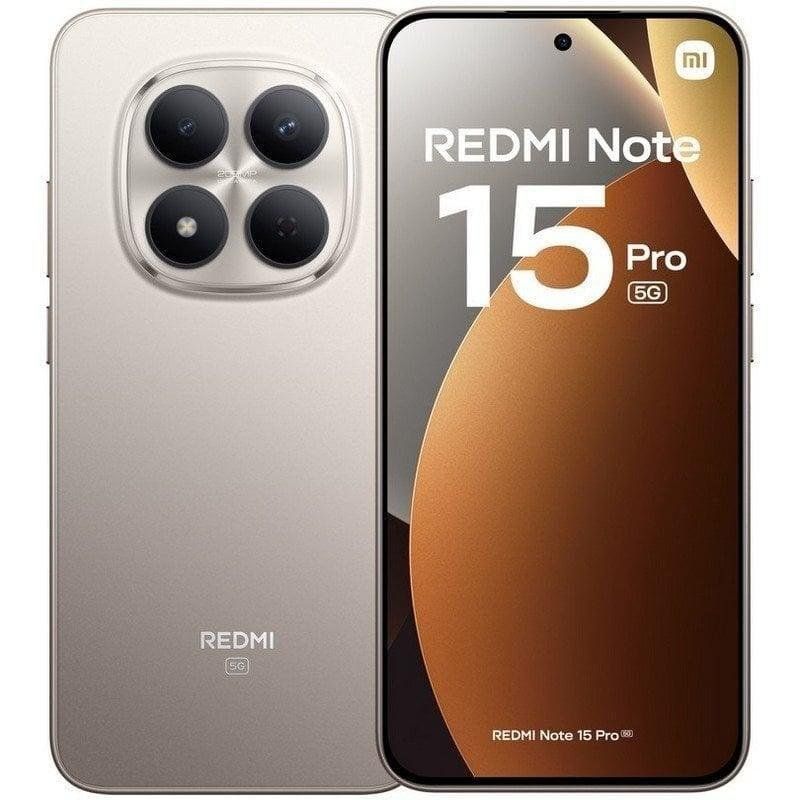 SMARTPHONE XIAOMI REDMI NOTE 15 PRO 5G 8GB 256GB TITANIUM