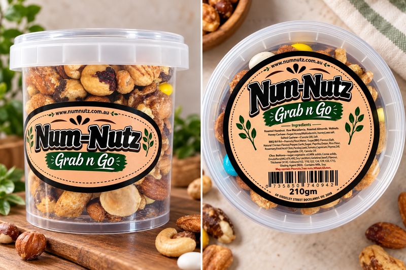 Nuts Num Nutz Grab N Go 210g
