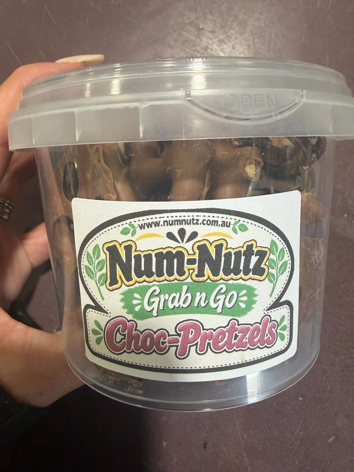 Choc Pretzels Num Nutz Choc Pretzels Num Nutz