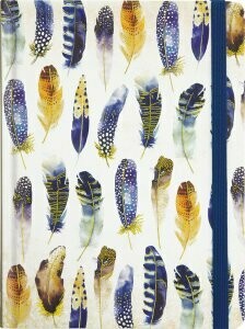 Watercolour Feathers Journal