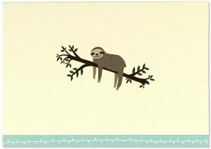 Sloth Note Cards