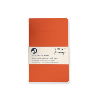 Vent For Change Medium Orange Notebook