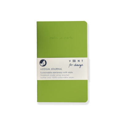 Vent For Change Medium Green Notebook