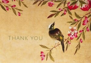 Peach Blossoms Thank You Notes