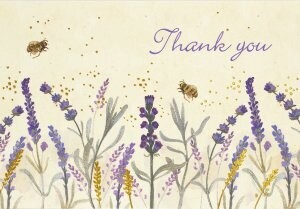 Lavender & Honey Thank You Notes
