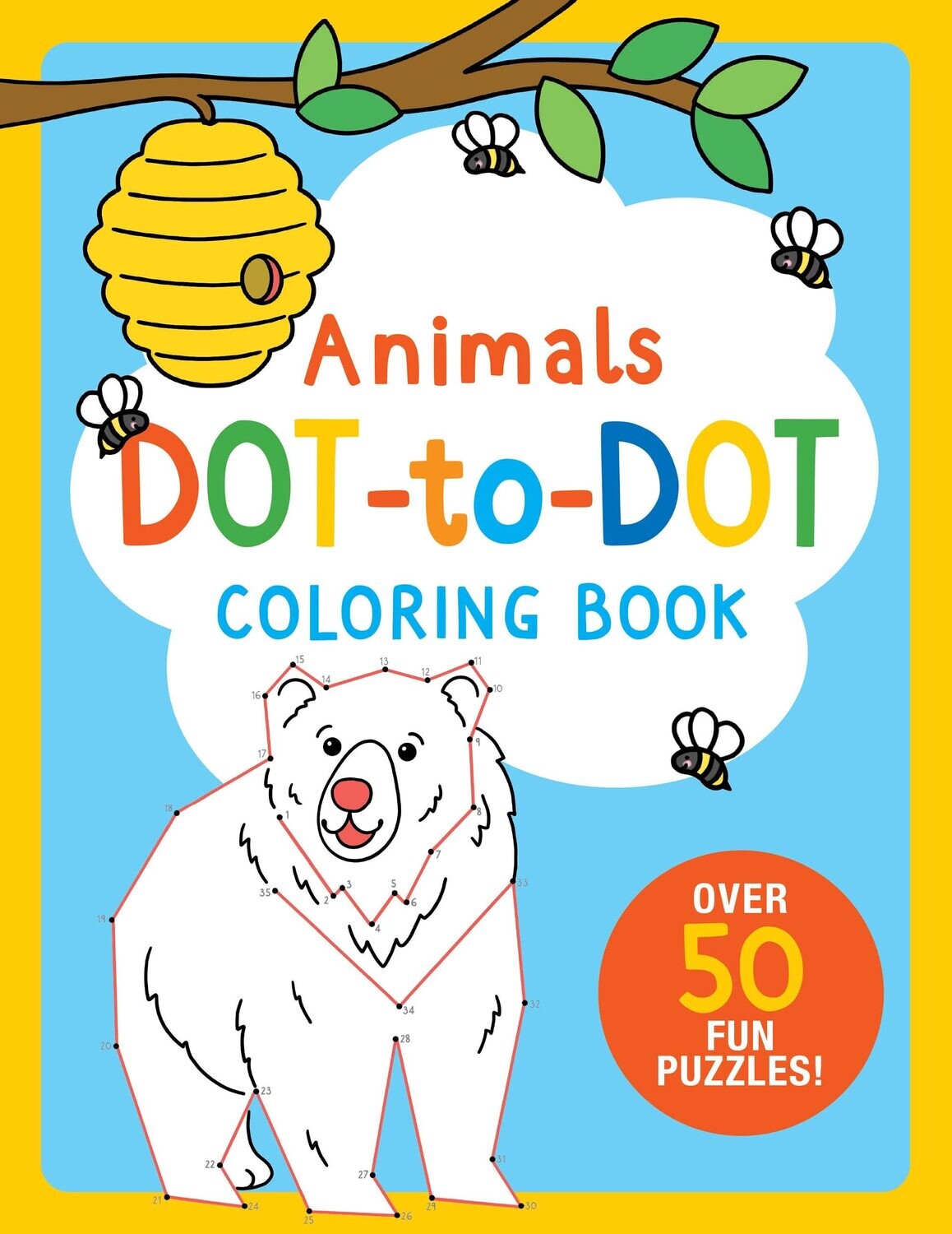 Animals Dot To Dot Colouring