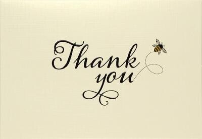 Bumblebee Thank You Cards