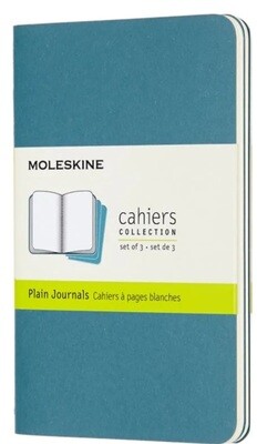 Moleskine Pocket Plain Cahiers Brisk Blue