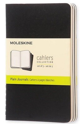 Moleskine Pocket Plain Cahiers Black