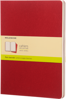 Xlarge Cahier Plain Red