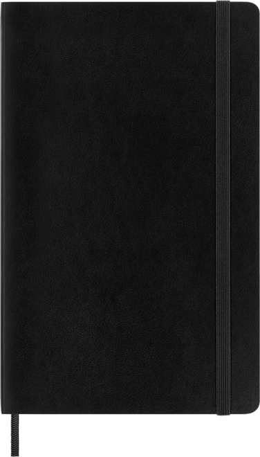 Moleskine Soft Large Ruled Notebook Black