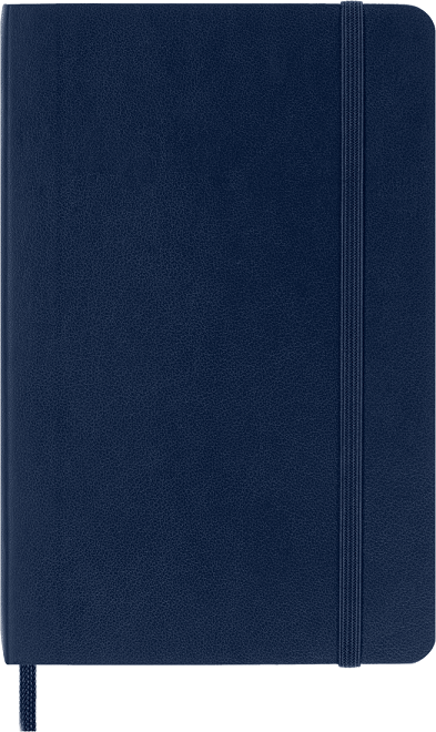 Moleskine Sapphire Blue Pocket Ruled Notebook Soft