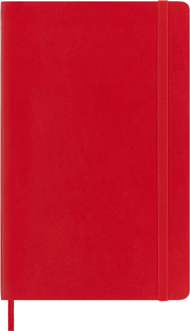 Moleskine Scarlet Red Pocket Ruled Notebook Soft