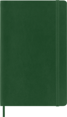 Moleskine Large Plain Softcover Notebook: Myrtle Green