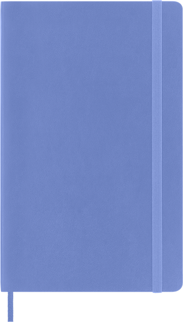 Moleskine Large Ruled Softcover Notebook: Hydrangea Blue