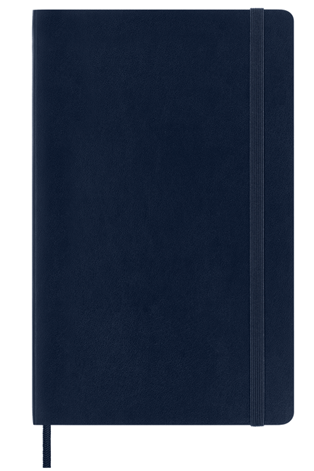 Moleskine Sapphire Blue Large Ruled Notebook Soft