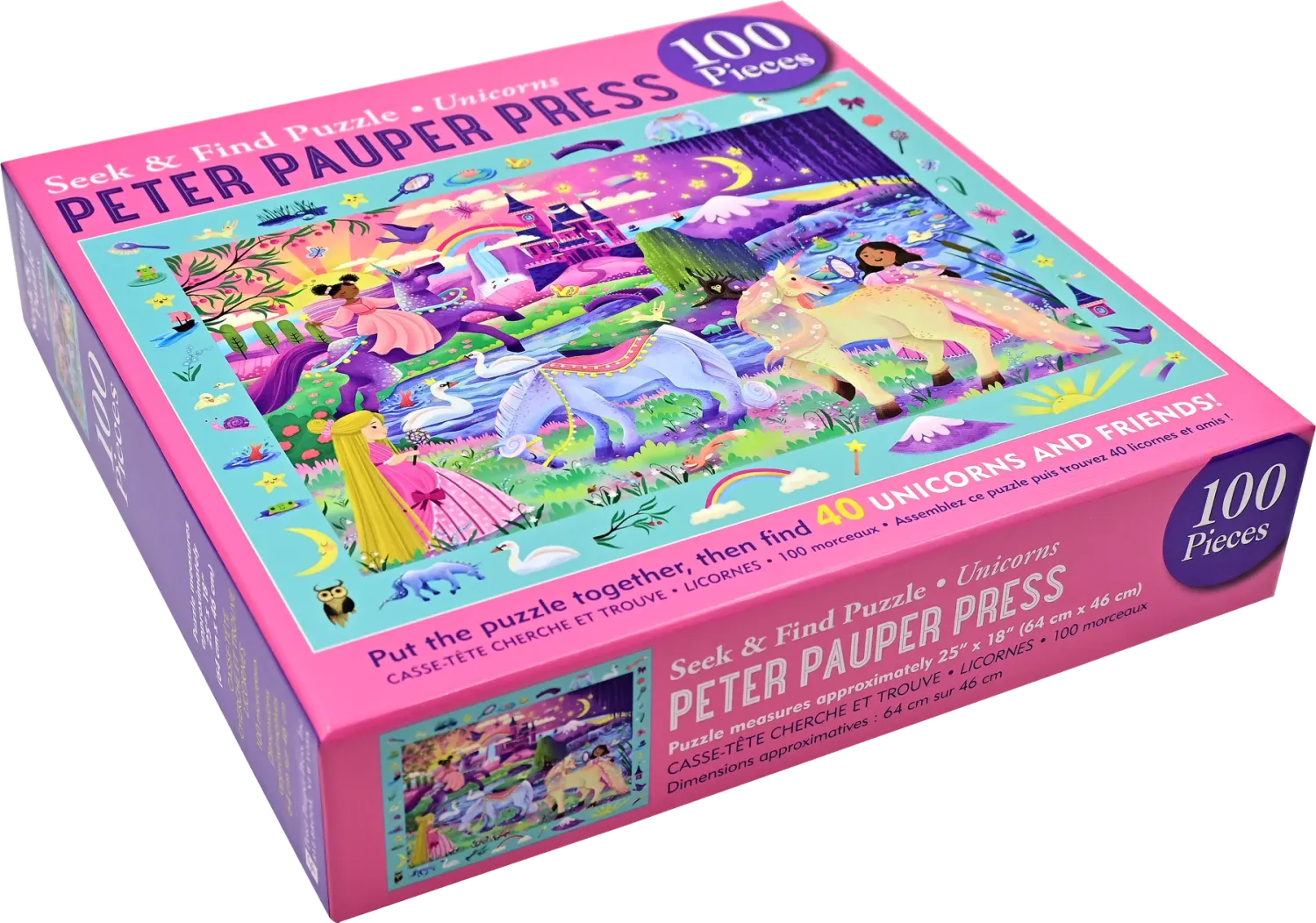 Seek And Find Puzzle Unicorns