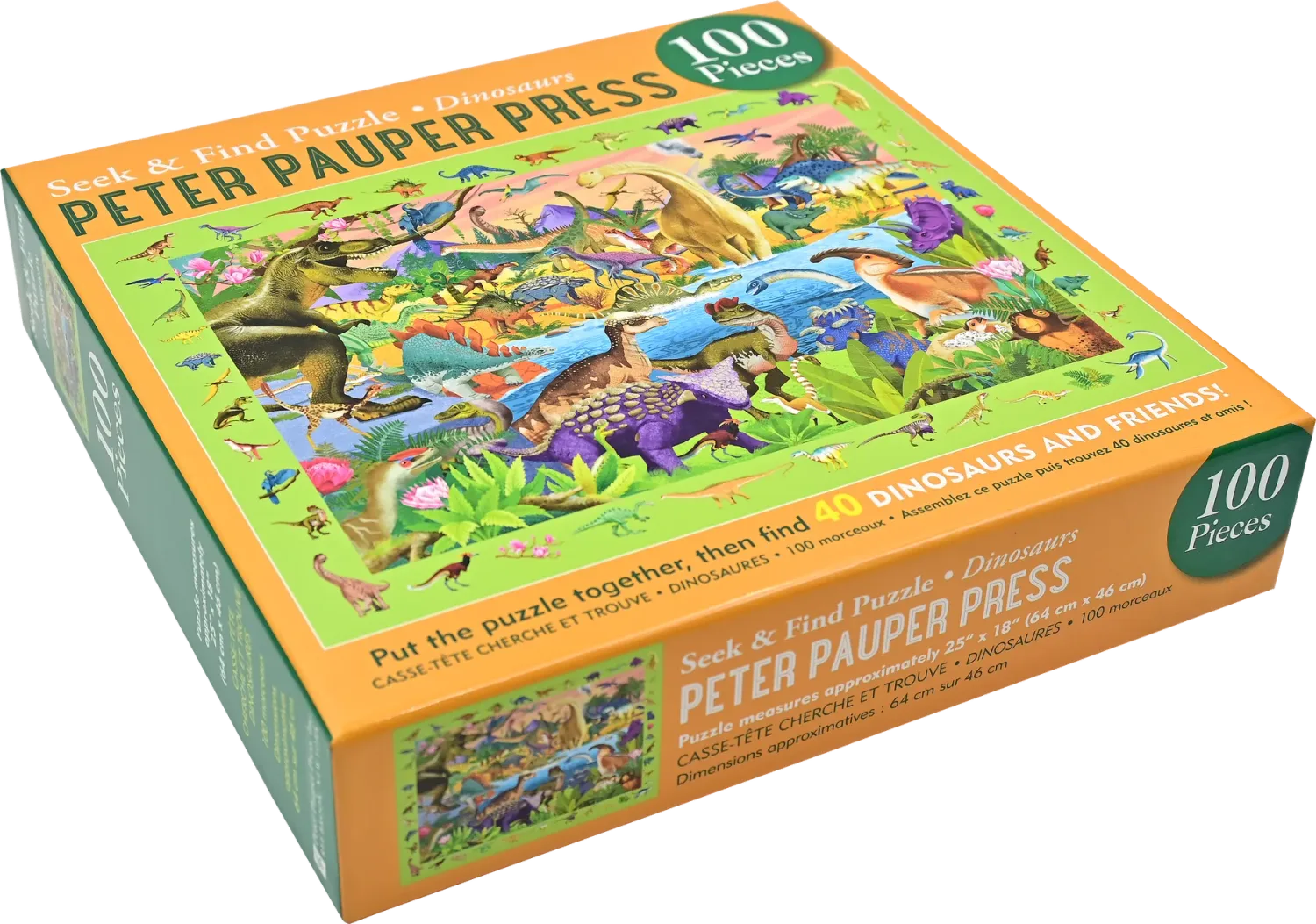 Seek And Find Puzzle Dinosaurs