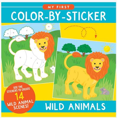 Colour By Sticker Wild Animals