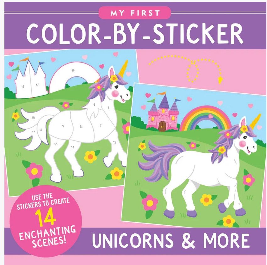 Colour By Sticker Unicorns And More Colour By Sticker Unicorns And More