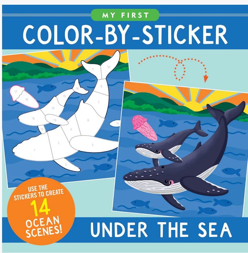 Colour By Sticker Under The Sea Colour By Sticker Under The Sea