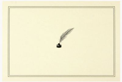 Quill, Pen and Ink Note Cards