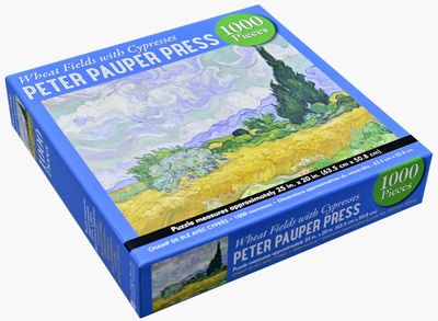 Wheat Fields With Cypresses Jigsaw Puzzle