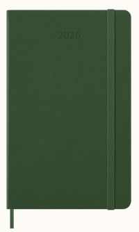 Moleskine 2026 12-Month Weekly Large Hardcover: Myrtle Green