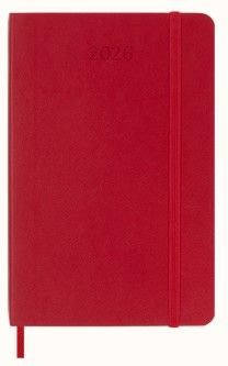 Moleskine 2026 12-Month Weekly Pocket Softcover: Scarlet Red
