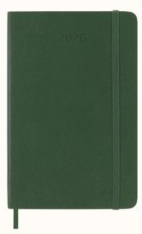 Moleskine 2026 12-Month Weekly Pocket Softcover: Myrtle Green