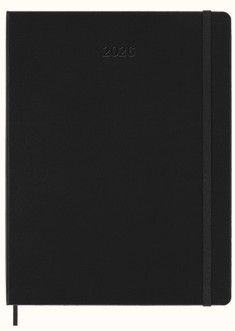 Moleskine 2026 12-Month Weekly XL Hardcover: Black
