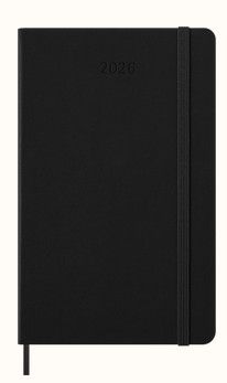 Moleskine 2026 12-Month Weekly Large Hardcover: Black