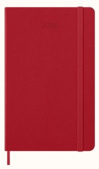 Moleskine 2026 12-Month Weekly Large Hardcover: Scarlet Red