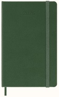 Moleskine 2026 12-Month Weekly Pocket Hardcover: Myrtle Green