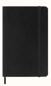 Moleskine 2026 12-Month Weekly Pocket Softcover: Black