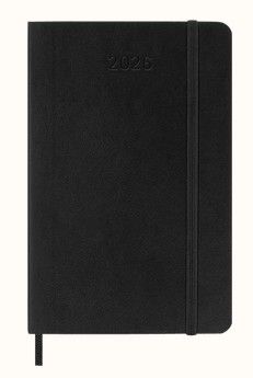 Moleskine 2026 12-Month Weekly Horizontal Pocket Softcover: Black