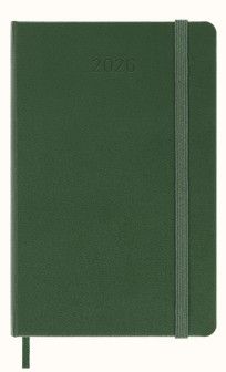 Moleskine 2026 12-Month Daily Pocket Hardcover: Myrtle Green