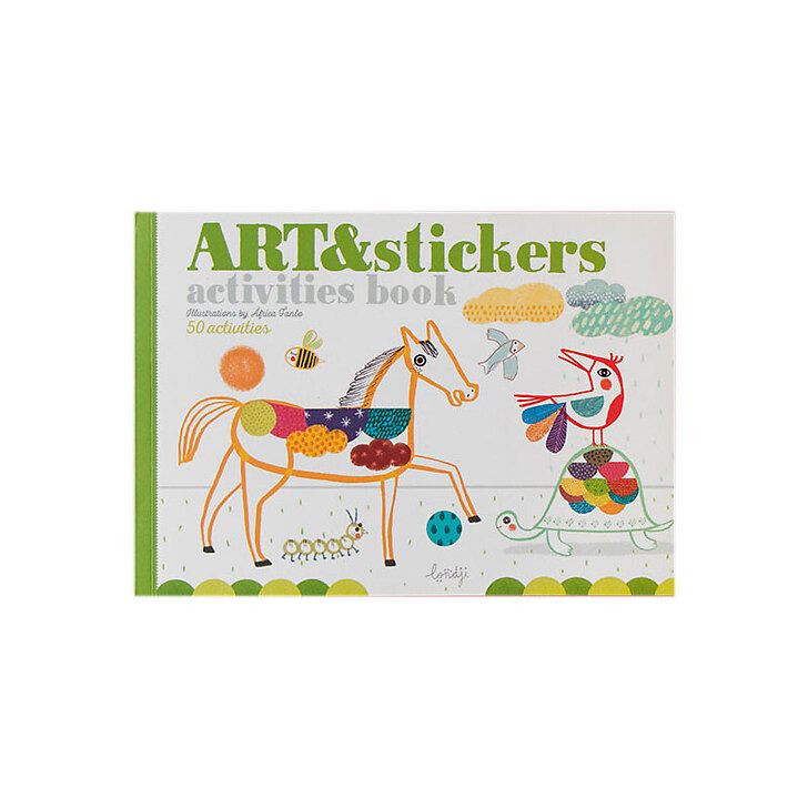 Art And Stickers Activity Book
