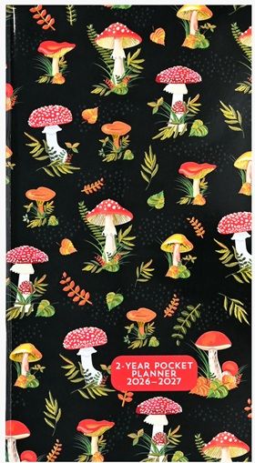 2026-27 Two Year Pocket Mushrooms Diary