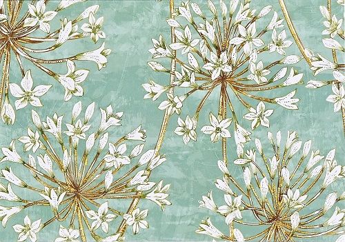 Allium Blossoms Note Cards