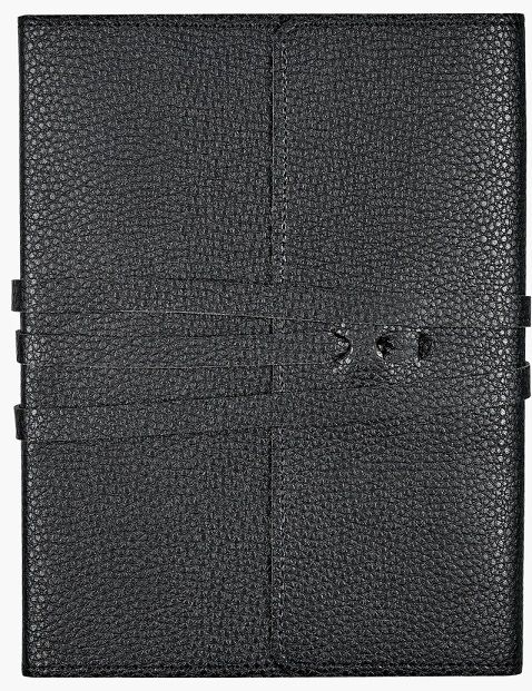 Black Leather Wrap Journal