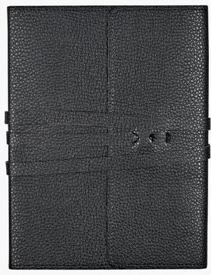 Black Leather Wrap Journal Black Leather Wrap Journal