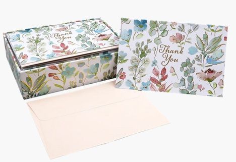 Floral Watercolour Thank You