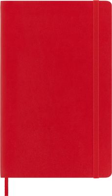 Moleskine Scarlet Red Large Ruled Notebook Soft