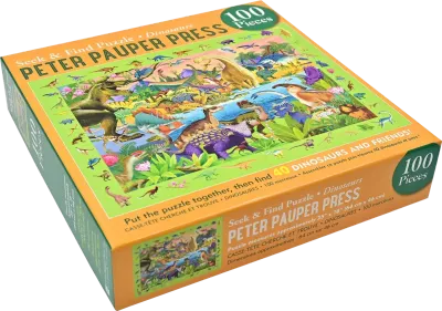 Seek And Find Puzzle Dinosaurs