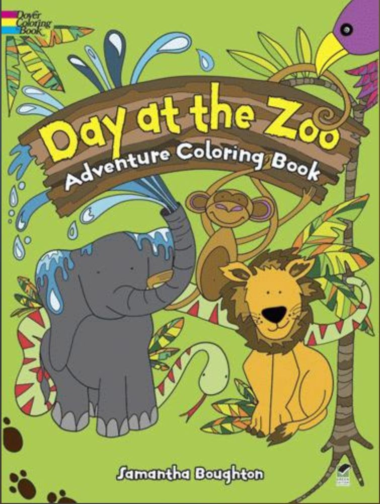 Day At The Zoo Adventure Coloring