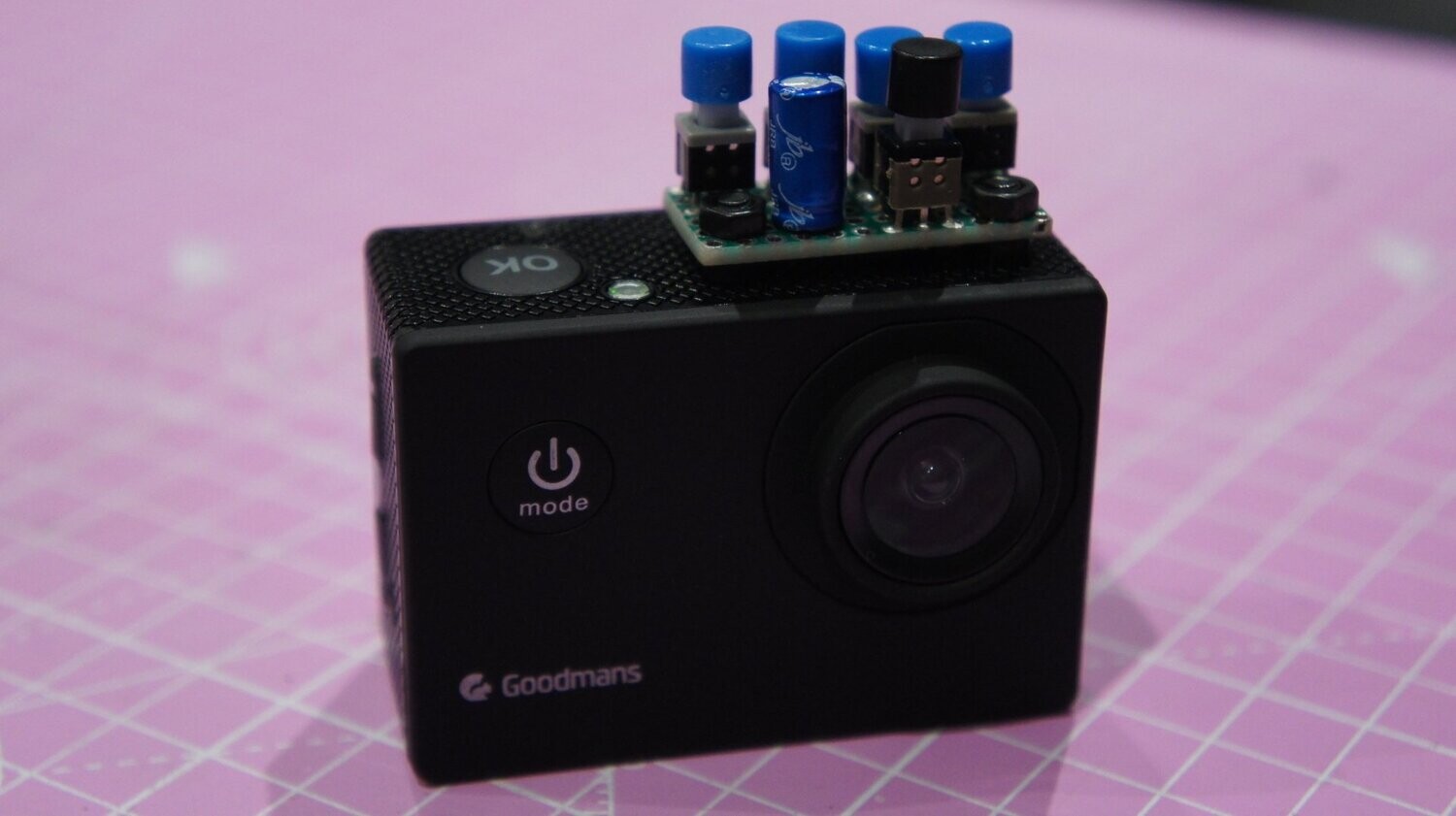 Mini Glitch Cam - Circuit Bent Action Camera