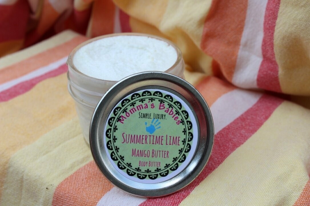 Summertime Lime-Lime scented Mango Butter 8ozs.