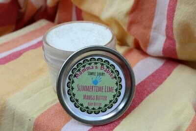 Summertime Lime-Lime scented Mango Butter 4ozs.