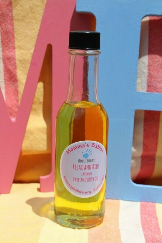 Relax and Ride- Lavender Hair and Body Oil